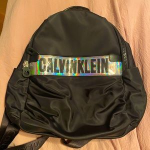 Calvin Klein holographic backpack